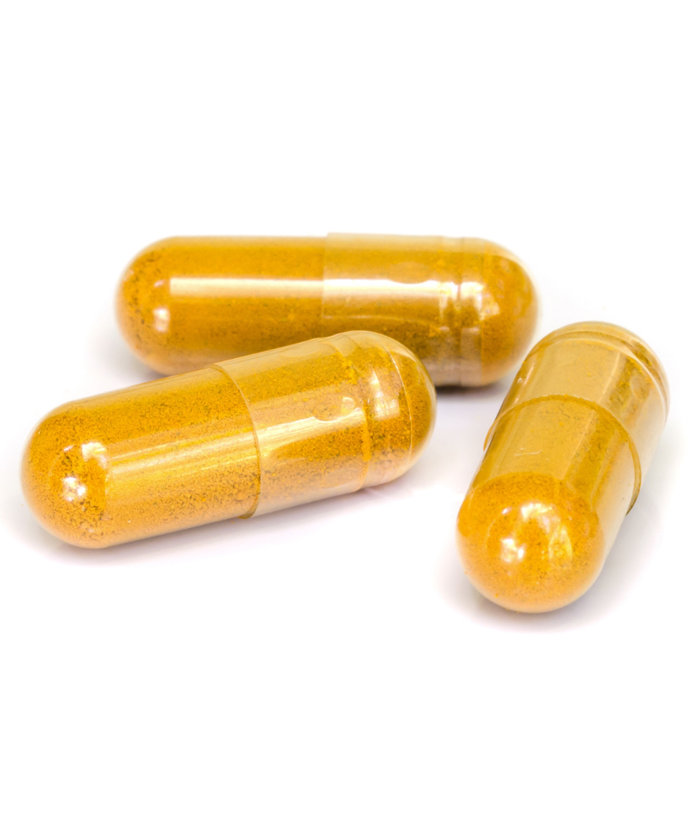3 yellow capsules