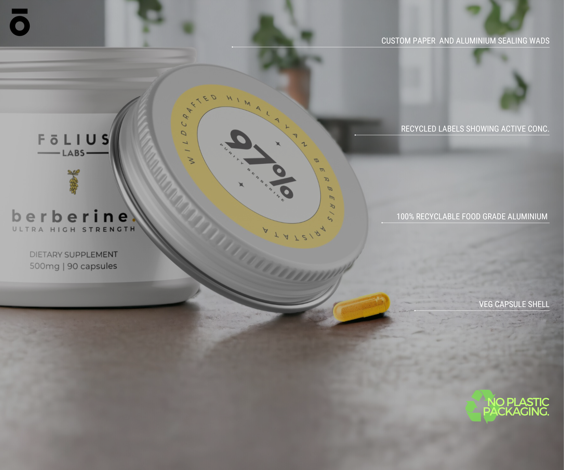 Our Sustainability Promise - Berberine 97% High Strength Supplement