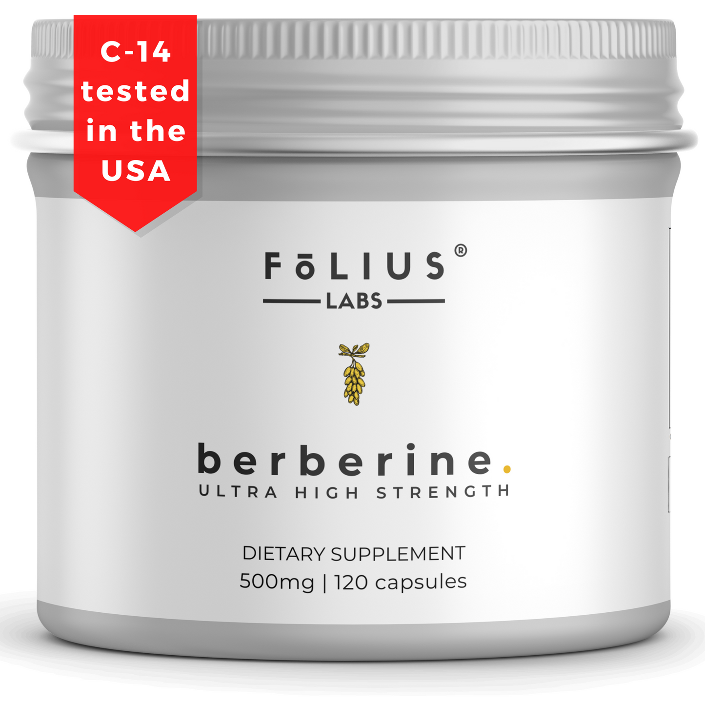 Berbrine 97% Supplement 120 Capsules