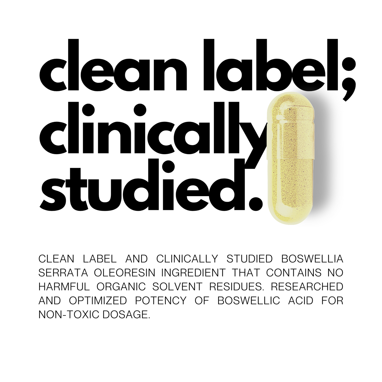 Clean Label Boswellia 65% Supplement