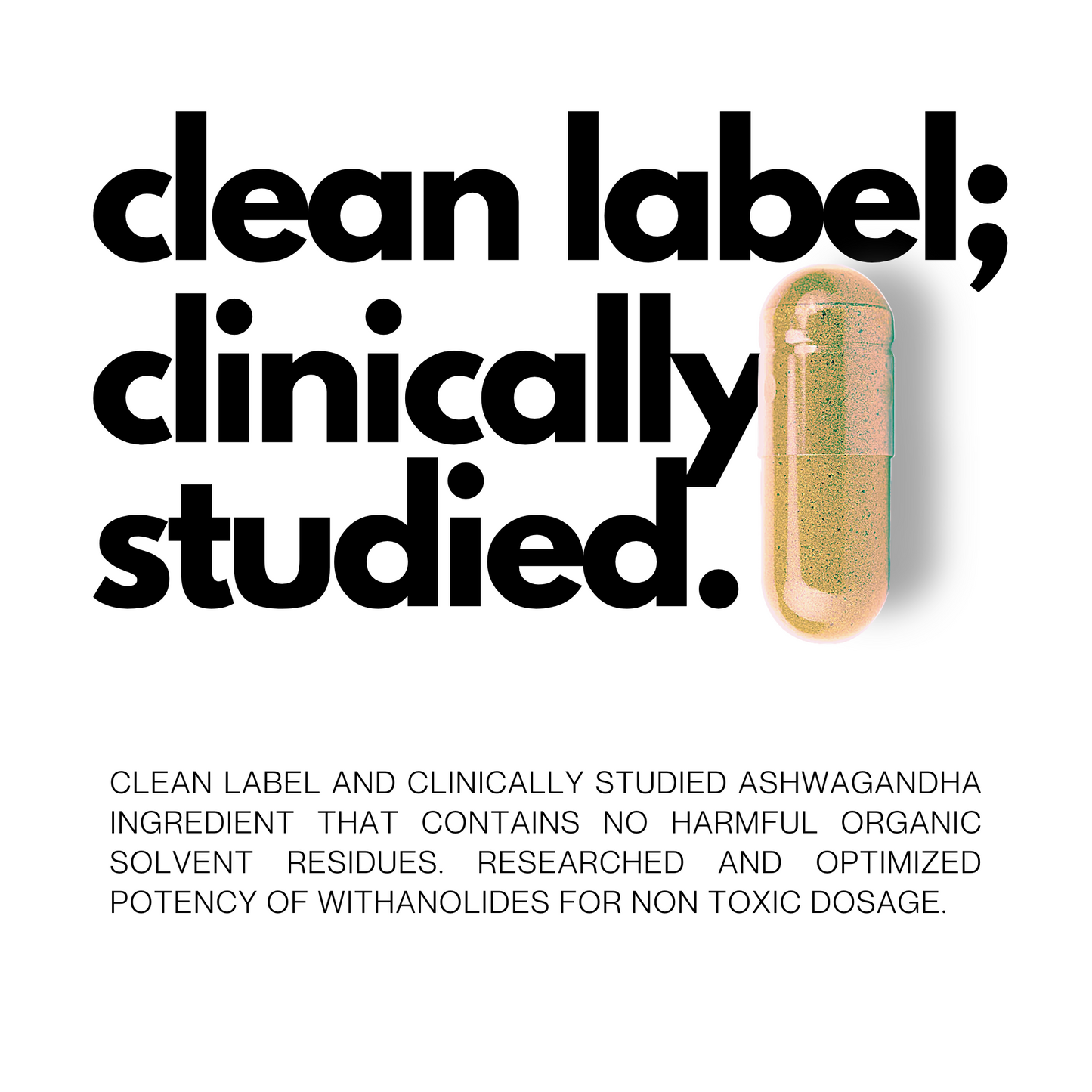 FOLIUS LABS Ashwagandha Clean Label