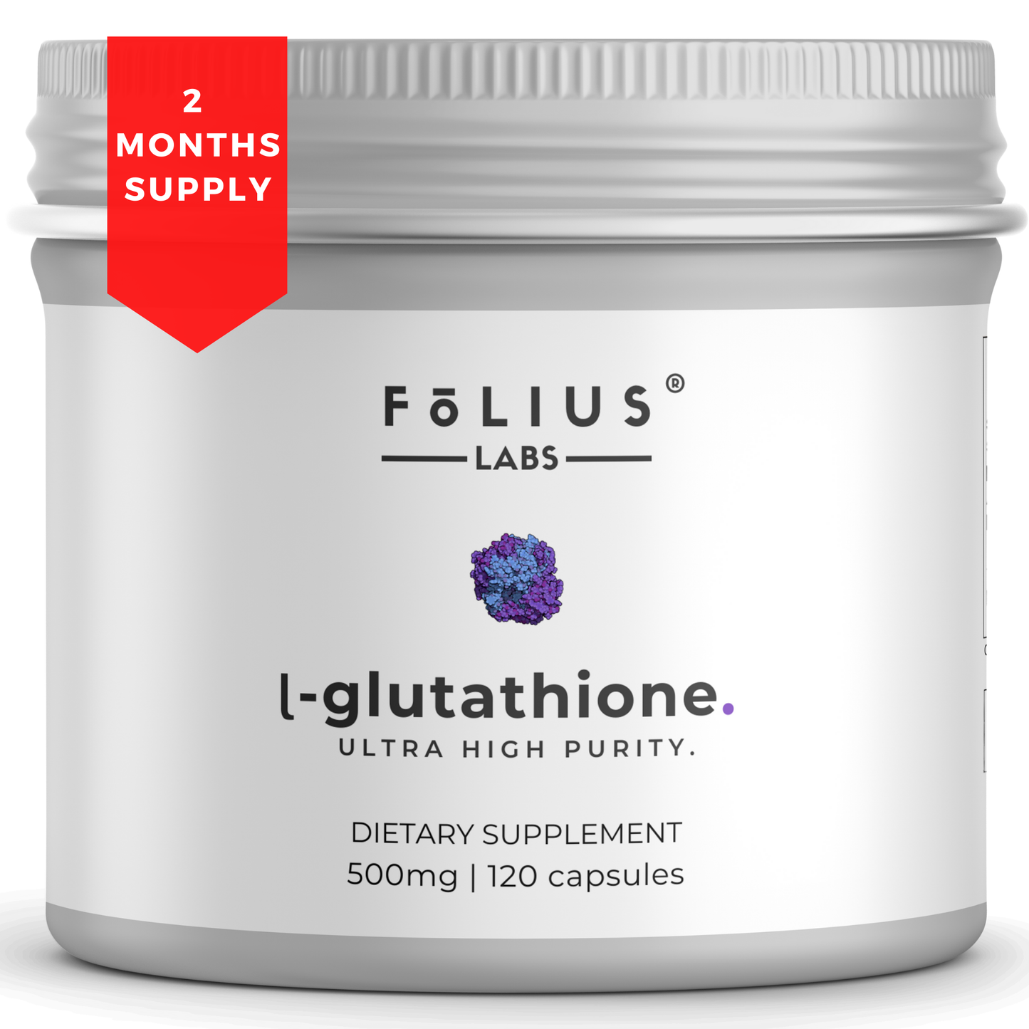 L-Glutathione 98% 120 Capsules