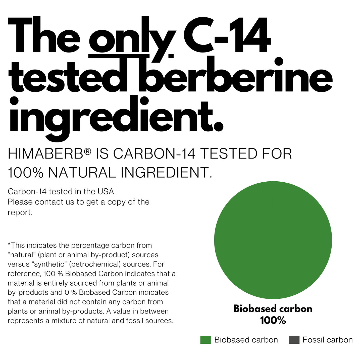 C-14 Tested Berberine Ingredient