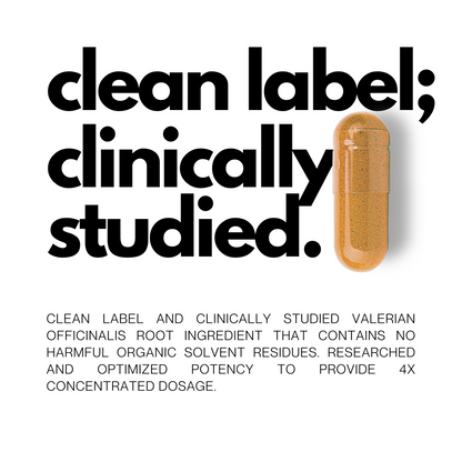 Valerian Extract 4:1 Supplement Label