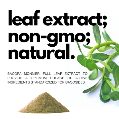 Bacopa Dietary Supplement Non-GMO Natural