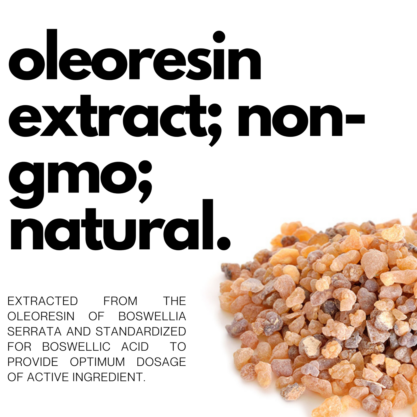 Boswellia 65% Vegan Supplement Non-GMO Natural