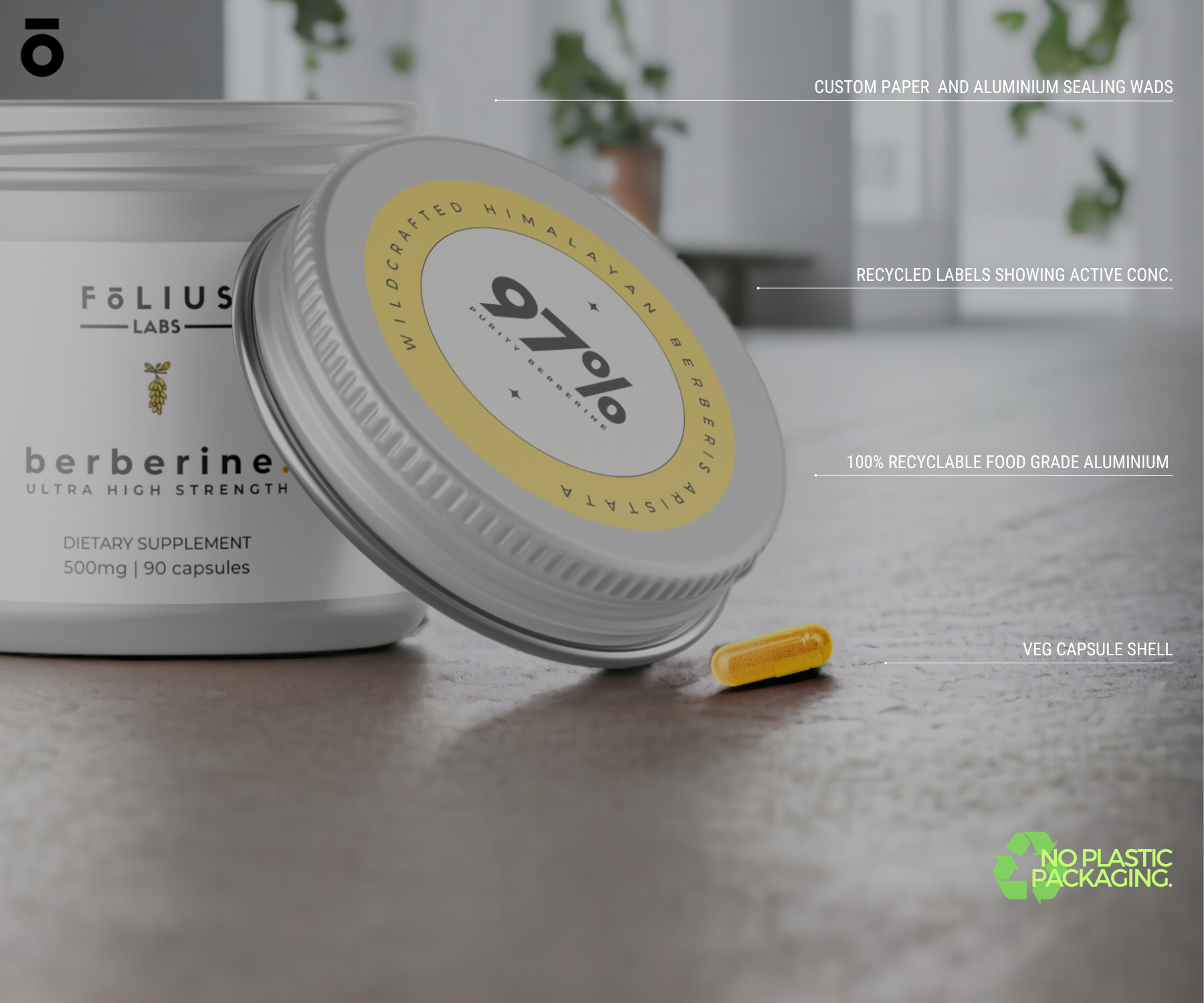 Our Sustainability Promise - Berberine 97% High Strength Supplement 